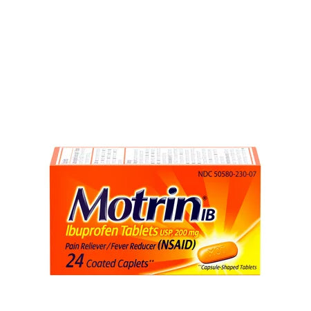 MOTRIN 200 MG 24 CAPLETS