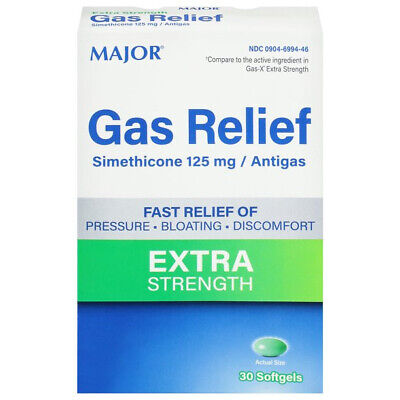 MAJOR GAS RELIEF EXTRA STRENGH 30 SOFTGELS