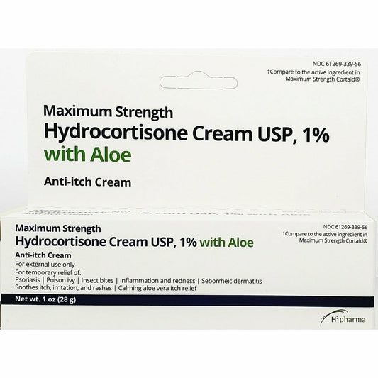 HYDROCORTISON CREAM 1 % WITH ALOE 28 GM