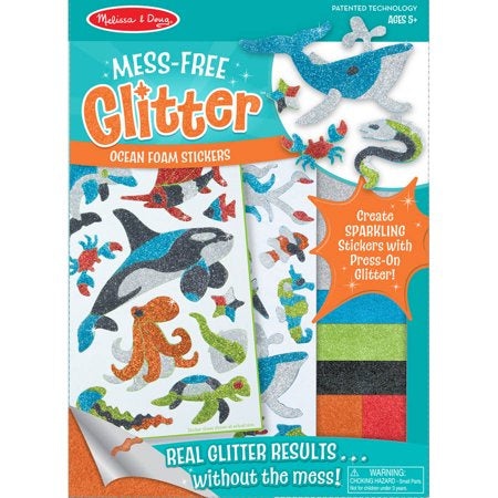 MELISSA & DOUG GLITTER OCEAN FOAM STICKERS