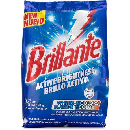 BRILLANTE LAUNDRY DETERGENT POWDER  1.21 oz