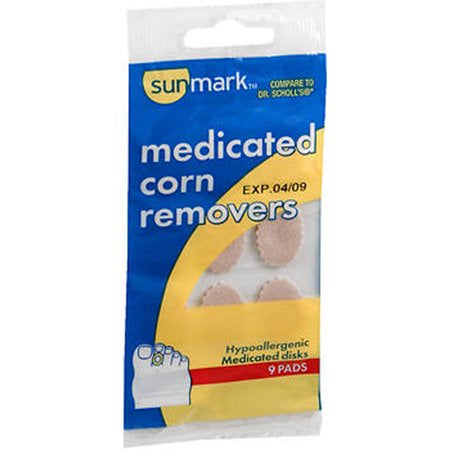 SUNMARK MEDICATED CORN REMOVERS 9 PADS