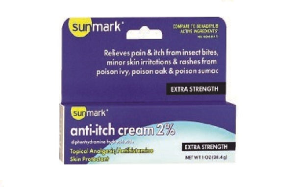 SUNMARK ANTI-ITCH CREAM 2% SKIN PROTECTANT 1 OZ