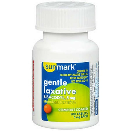 Gentle Laxative 5 mg Tablets 100 CT