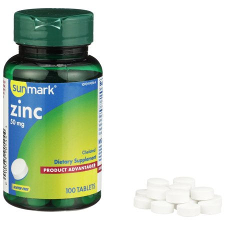 SUNMARK ZINC 50 MG 100 TABLETS