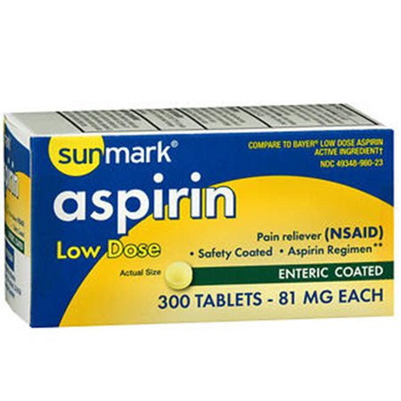 SM ASPIRIN 81 MG 300 TABLETS