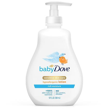 DOVE BABY RICH MOISTURE LOTION WITH PUMP 13 OZ