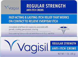 VAGISILREGULAR STRENGTH ANTI ICTH CREAM  1 OZ