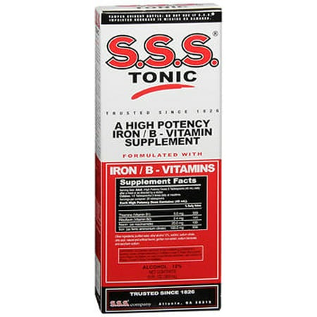 S.S.S TONIC IRON/B-VITAMINS 20 OZ