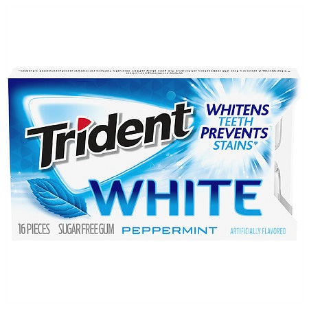 TRIDENT WHITE SF PEPERMINT 16CT