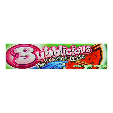 BUBBLICIOUS WATERMELON 5PIECES GUM 5CT