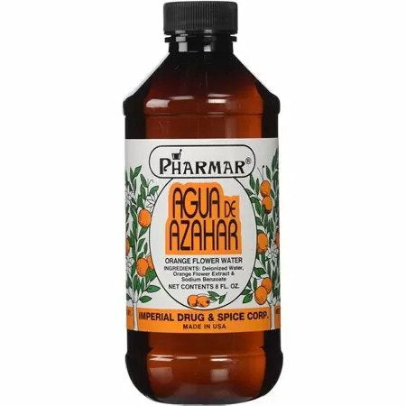 AGUA DE AZAHAR ORANGE FLOWER WATER 8 OZ  - PHARMARK