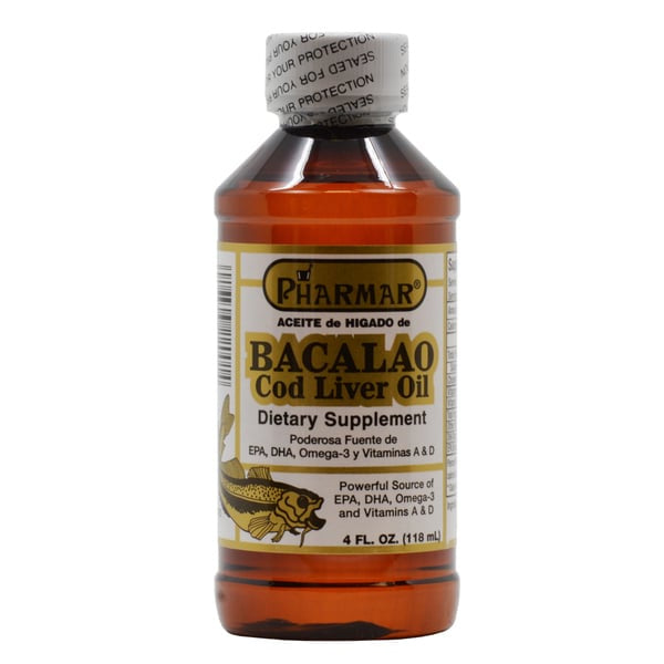 Aceite De Higado De Bacalao Cod Liver Oil 8OZ