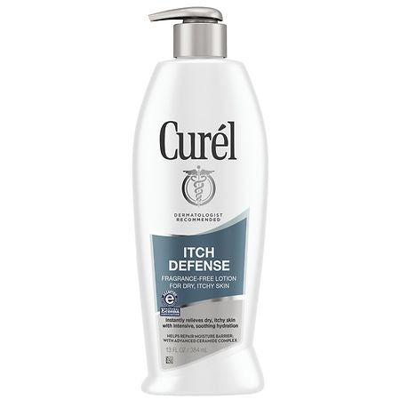 CUREL ITCH DEFENSE FRAGANCE- FREE LOTION  13 OZ