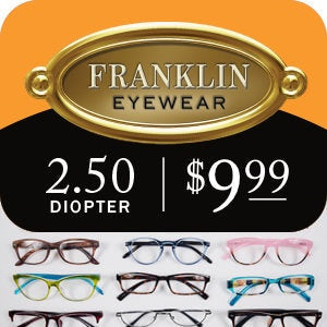 FRANKLINE EYEWEARE GLASSES NO 2.50