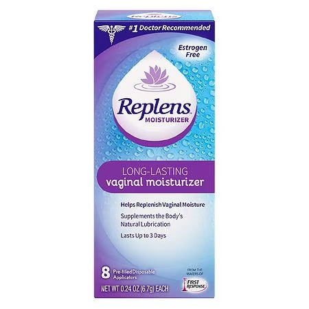 Replens Long-Lasting Vaginal Moisturizer Disposable Applicators, 8 ct
