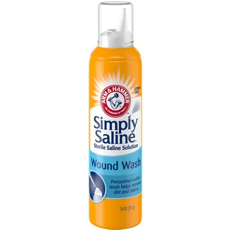 SIMPLY SALINE SOLUTION WOUND WASH 7.4 OZ