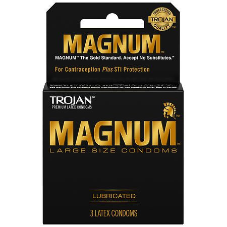 TROJAN MAGNUM LUB CONDOMS