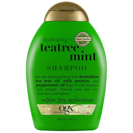 OGX HYDRATING + TEATREE MINT SHAMPOO 13Oz