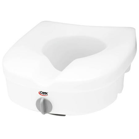 Carex E-Z Lock Raised Toilet Seat