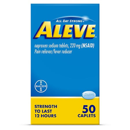 ALEVE 50 CAPLETS LAST 12 HOURS