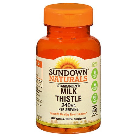 SUNDOWON  STANDARIZED MILK THISTLE 240MG 60 CAPS