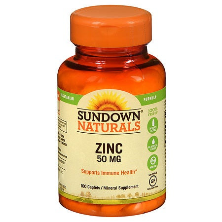 ESSENTIAL ZINC 50 MG TABLETS - SUNDOWN