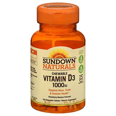 VIT D3 1000IU CHEW TAB