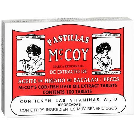 MC COY'S TABLETS 100CT #118