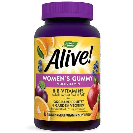 ALIVE WOMENS GUMMY MULTIVITAMINS 60CT