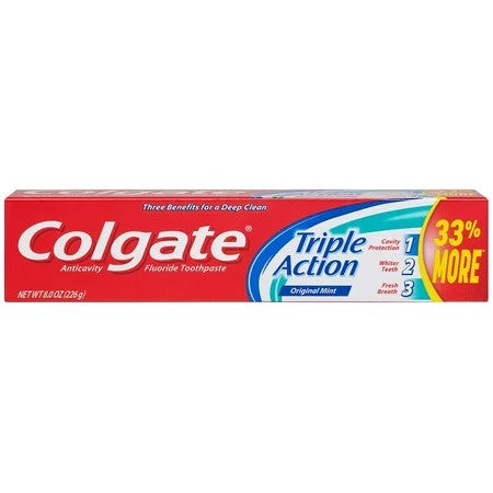 COLGATE TRIPPLE ACTION FP 8OZ