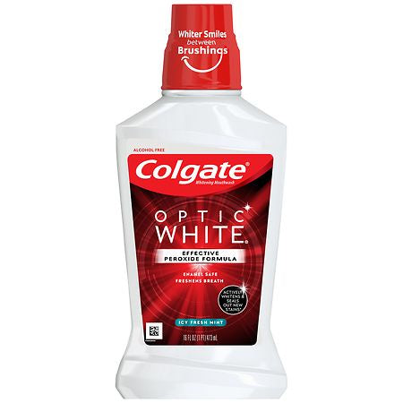 OPTIC WHITE ADVANCE WHITENING ICY FRESH MINT MOUTHWASH 16.9 OZ - COLGATE