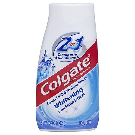 COLGATE 2IN1 T P-M WSH WHITE/4.6oz