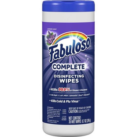 FABULOSO DIS.WIPES LAVENDER 35CT