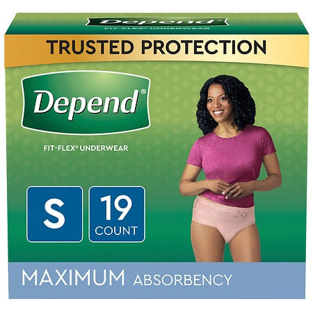 DEPEND S/P MAXIMUM FIT-FLEX UNDERWEAR 19CT