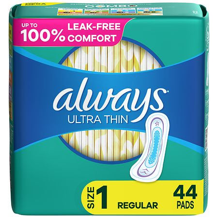 ALWAYS ULTRA THIN REGULAR  44 PADS