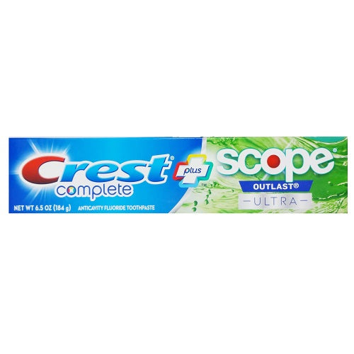 CREST TOOTHPASTE COMPLETE+SCOPE OUTLAST 6.5 OZ