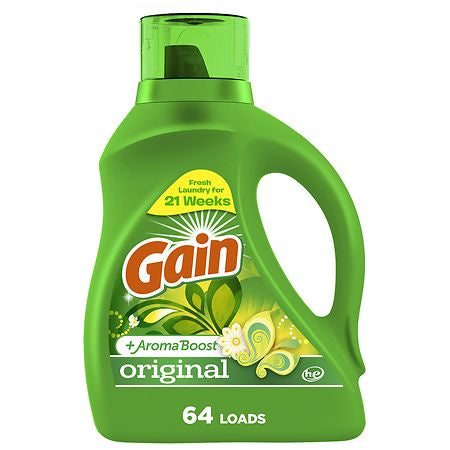 Gain  Liquid Detergent  Original + Aroma Boost  92  oz