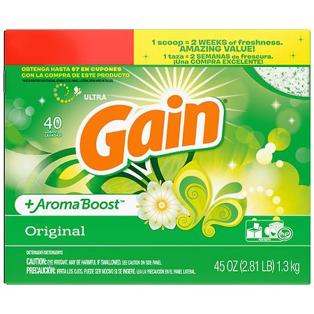 GAIN DET. POWDER ORIGINAL 45OZ