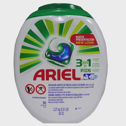 Ariel 3 In 1 Pods Washer Detergent 90 Pacs 1ct