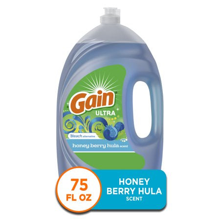 GAIN ULTRA DISH BLEACH ALTERNATIVE HONEY BERRY 75 OZ