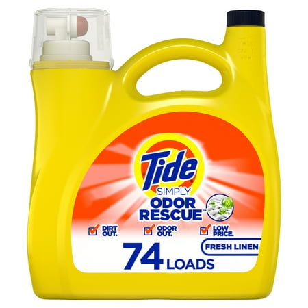 Tide Simply Odor Defense Laundry Detergents - 115 fl oz