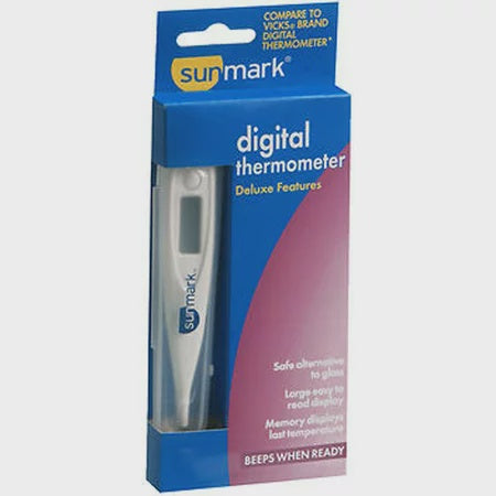 DIGITAL THERMOMETER FLEXIBLE TIP -SUNMARK