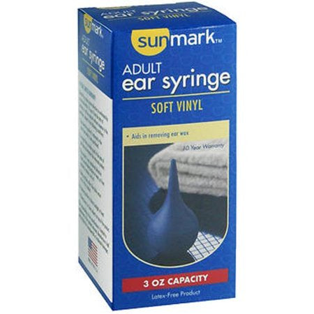 SUNMARK ADULT EAR SYRINGE 1 CT 3 OZ