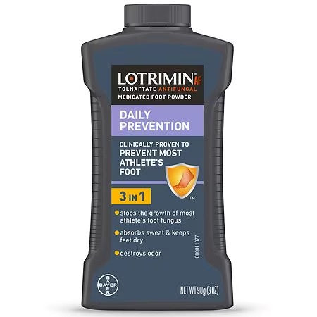 LOTRIMIN AINTIFUNGAL POWDER 3 IN 1 3 OZ