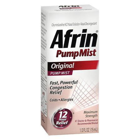 AFRIN ORIGINAL NASAL PUMP MIST 1/2 OZ