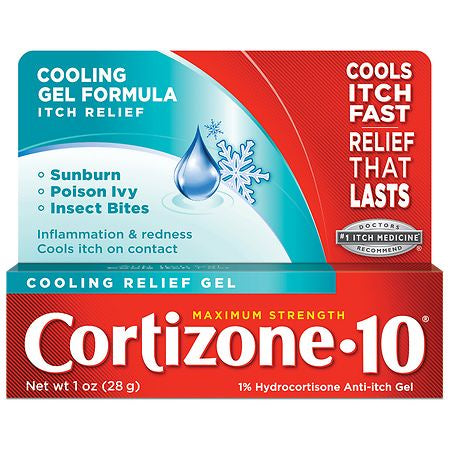 CORTIZONE -10 COOLING GEL FORMULA ITCH RELIEF 1 OZ