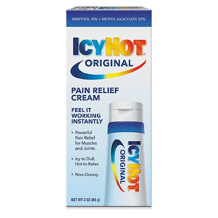 ICY HOT ORIGINAL PAIN RELIEF CREAM 3 OZ