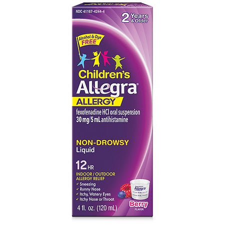 CHILDRENS ALLEGRA NON- DROWSY LIQUID 12 HR , 4 OZ