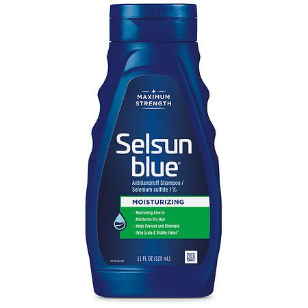 SELSUN BLUE MAX STR MOSTURIZING ANTI. DENDRUFF SHAMPOO 11OZ